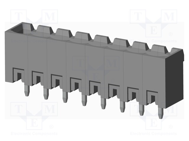 Connector: pluggable terminal block; socket; male; on PCBs