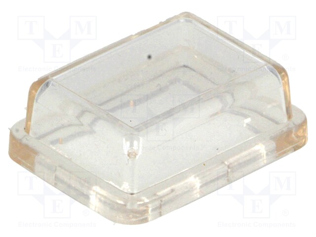 Switch accessories: cover; Body: transparent; 15x21mm