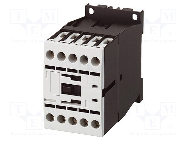 Contactor: 4-pole; NC + NO x3; 24VAC; 4A; DIN; DILA-31; W: 45mm