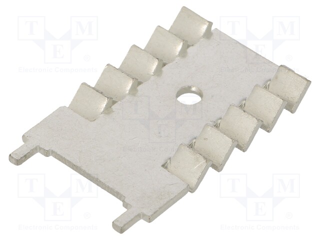 Heatsink: moulded; TO220; natural; L: 4mm; W: 22mm; H: 31.6mm; 29.5K/W