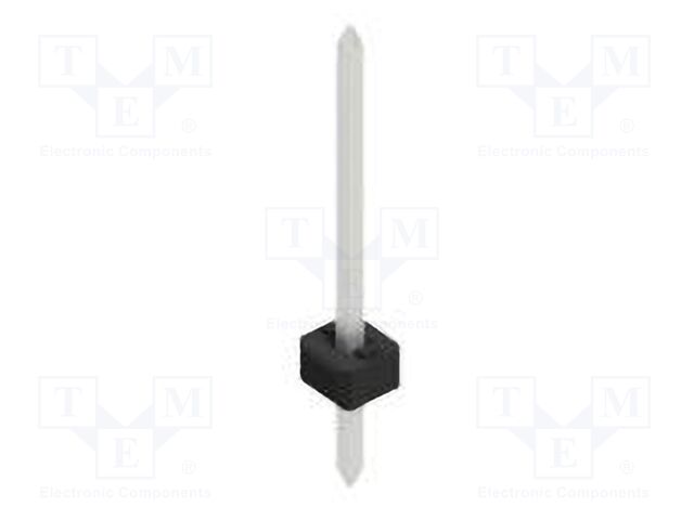 Connector: pin strips; pin header; male; PIN: 1; 2mm; THT; 1x1; 100V