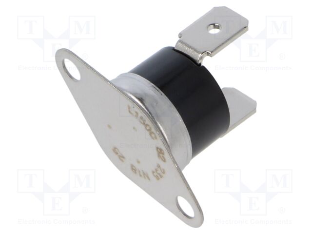 Sensor: thermostat; NC; Topen: 150°C; Tclos: 135°C; 10A; 240VAC; ±5°C