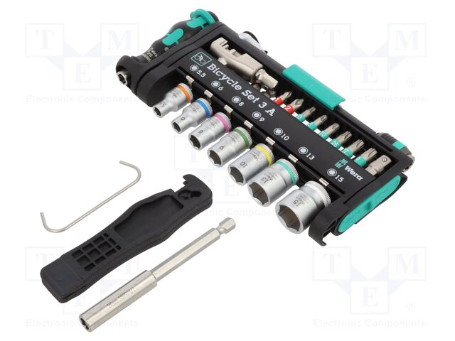 Kit: screwdriver; hex key,Phillips,slot,Torx®; Mounting: 1/4"