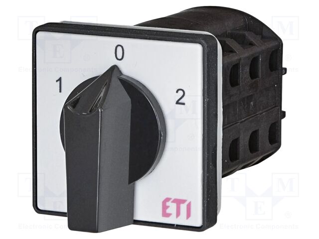 Switch: cam switch; Stabl.pos: 3; 16A; 1-0-2; for building in; IP20
