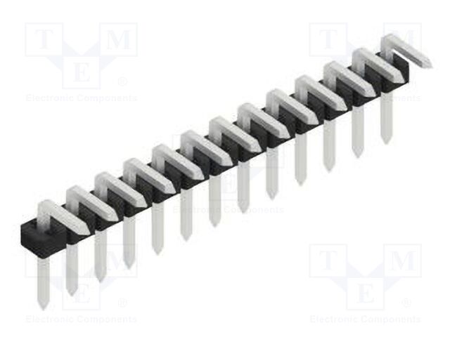 Connector: pin strips; pin header; male; PIN: 13; 2mm; THT; 1x13