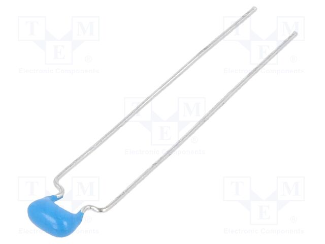 Capacitor: ceramic; 2.7nF; 50V; C0G (NP0); ±5%; THT; 2.5mm