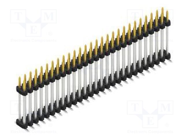 Connector: pin strips; pin header; male; PIN: 54; 2mm; SMT; 2x27