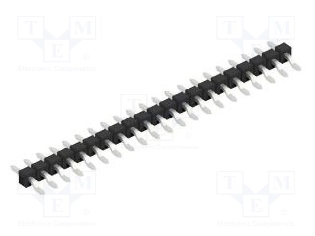 Connector: pin strips; pin header; male; PIN: 21; 2.54mm; SMT; 1x21