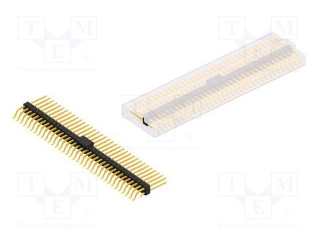 Connector: pin strips; pin header; male; PIN: 70; 2.54mm; SMT; 2x35