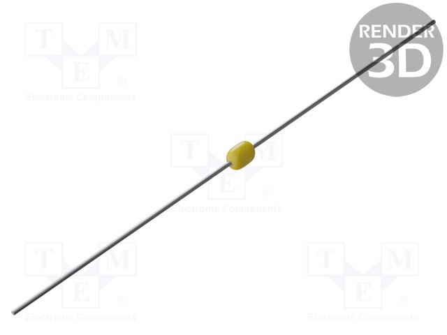 Capacitor: ceramic; MLCC; 100nF; 50V; X7R; ±10%; THT; Series: C41X