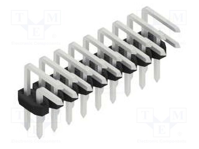 Connector: pin strips; pin header; male; PIN: 18; 2mm; THT; 2x9; 100V