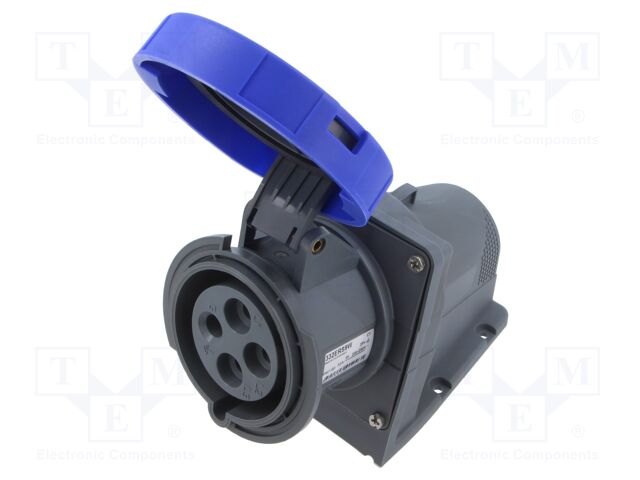 Connector: AC supply 3-phase; socket; female; screw terminal