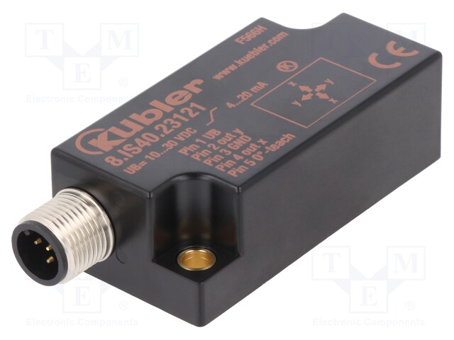 Sensor: tilt; ±60°; connector M12; 2- axis; -30÷70°C; 10÷30VDC