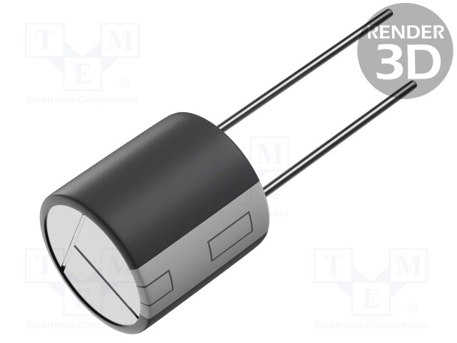 Capacitor: electrolytic; THT; 47uF; 400VDC; Ø18x20mm; Pitch: 7.5mm
