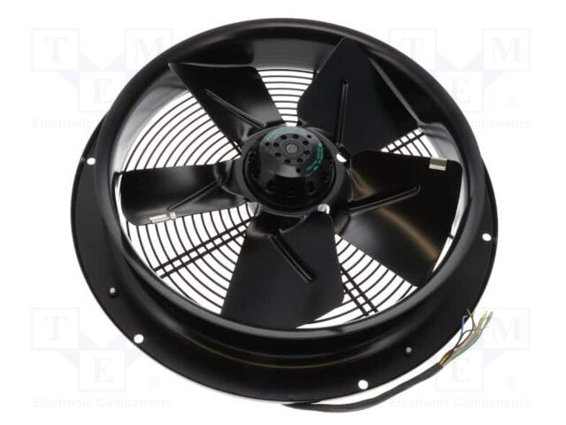 Fan: AC; axial; 400VAC; Ø460x97.5mm; ball; 1400rpm; IP44; Len: 0.45m