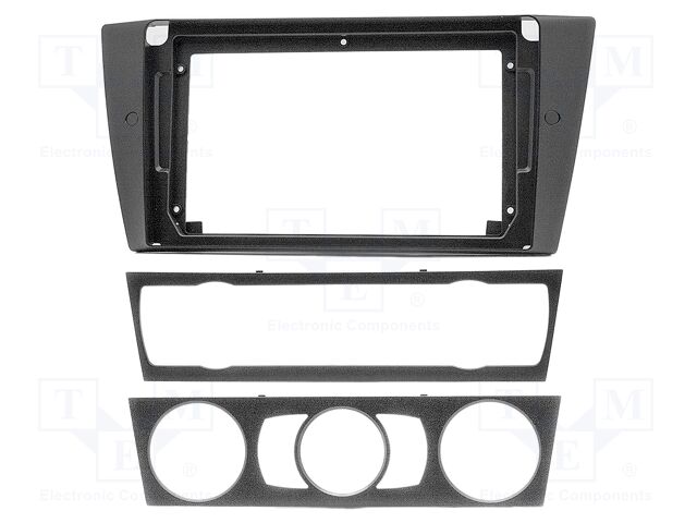 Radio frame; BMW; black; 9"