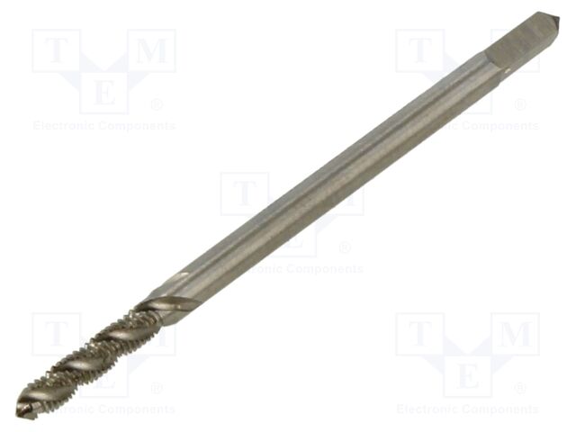 Tap; M2,5; 450m; L: 50mm; Holder: square,machine; 2.1mm