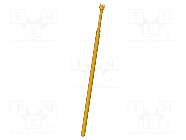 Needle-like test probe; Operational spring compression: 4.3mm