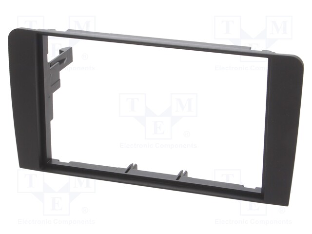 Radio mounting frame; Audi; 2 DIN; black