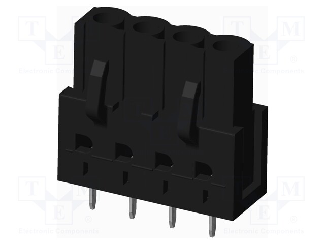 Connector: pluggable terminal block; socket; female; angled 90°