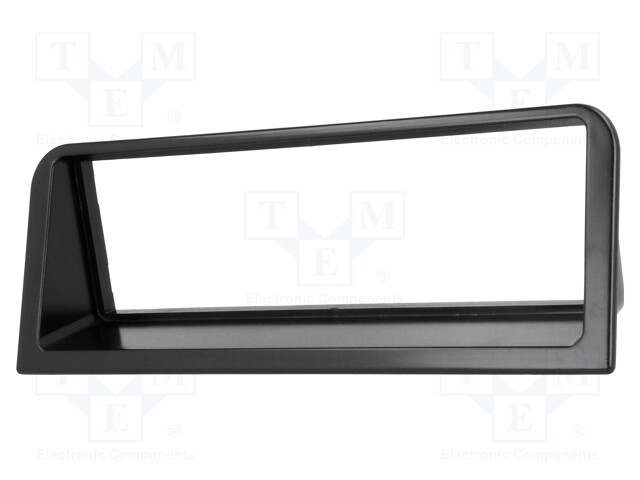 Radio mounting frame; Peugeot; 1 DIN; black