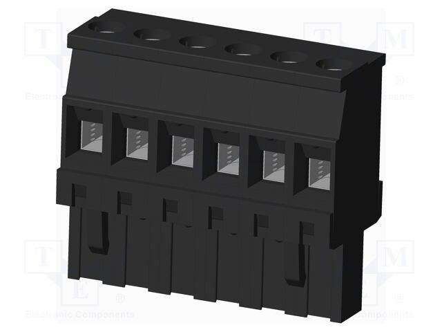 Connector: pluggable terminal block; plug; female; angled 90°