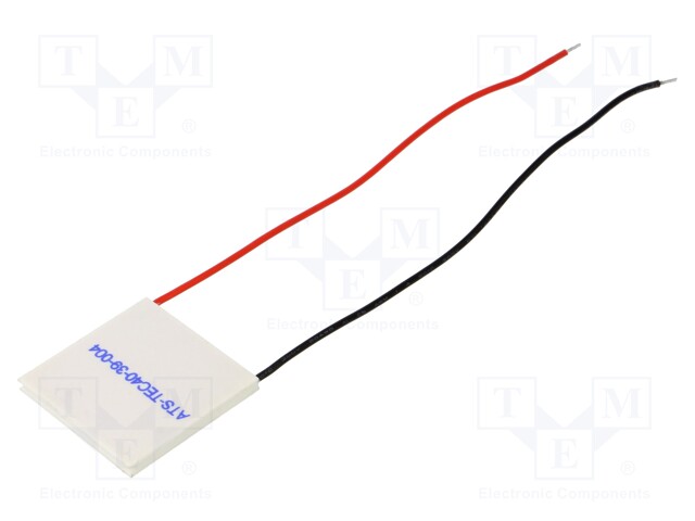 Module: Peltier; 15.4V; 6A; 40x40x3.9mm; 53W; Mat: ceramics; 20AWG