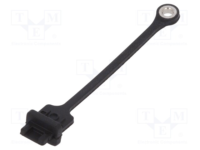 Protection cap; MUSB; Application: USB AB micro sockets; black