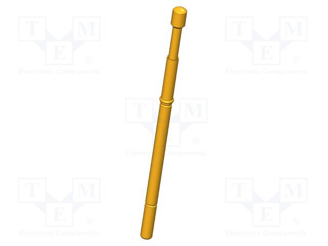 Test needle; Operational spring compression: 4mm; 5A; Ø: 2mm; 0.6N