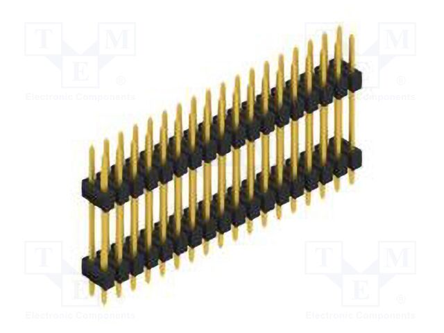 Connector: pin strips; pin header; male; PIN: 36; 2.54mm; THT; 2x18