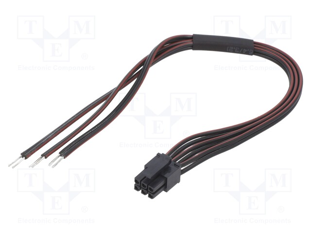 Cable; Micro-Fit 3.0; cables,female; PIN: 6; 0.2m; 4A; TLYp; 0.35mm2