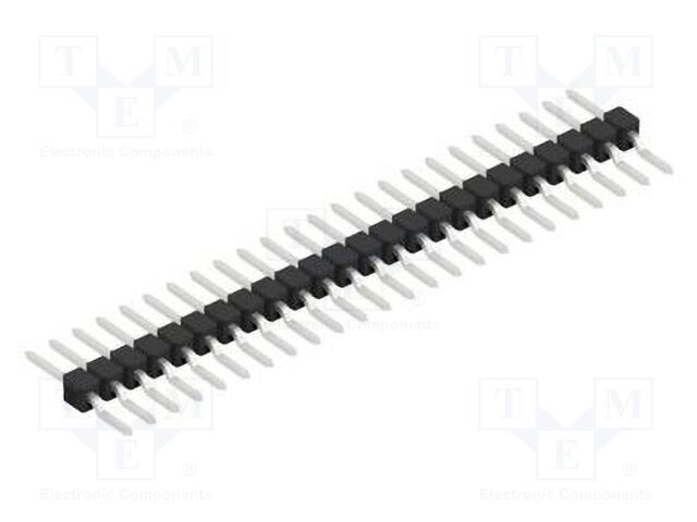 Connector: pin strips; pin header; male; PIN: 24; 2.54mm; SMT; 1x24