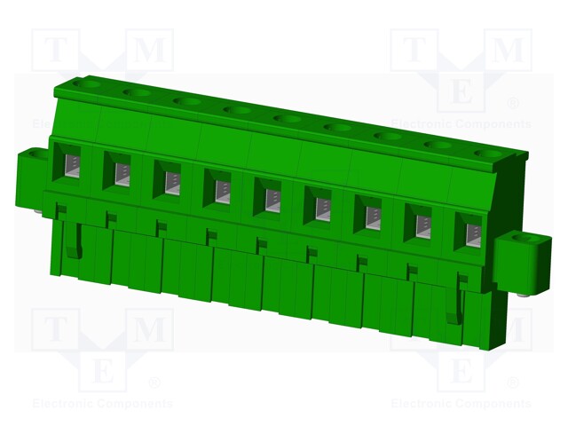 Connector: pluggable terminal block; plug; female; angled 90°