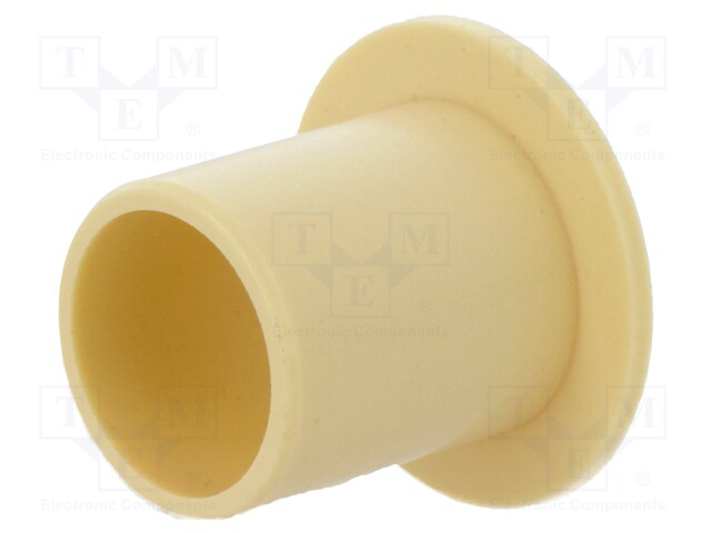 Bearing: sleeve bearing; with flange; Øout: 12mm; Øint: 10mm; L: 5mm