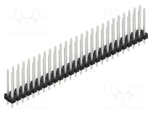 Connector: pin strips; pin header; male; PIN: 52; 2.54mm; THT; 2x26