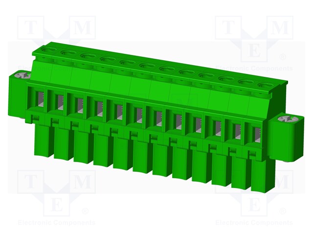 Connector: pluggable terminal block; plug; female; angled 90°