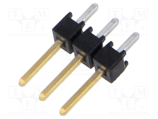 Connector: pin strips; pin header; male; PIN: 3; straight; 2.54mm