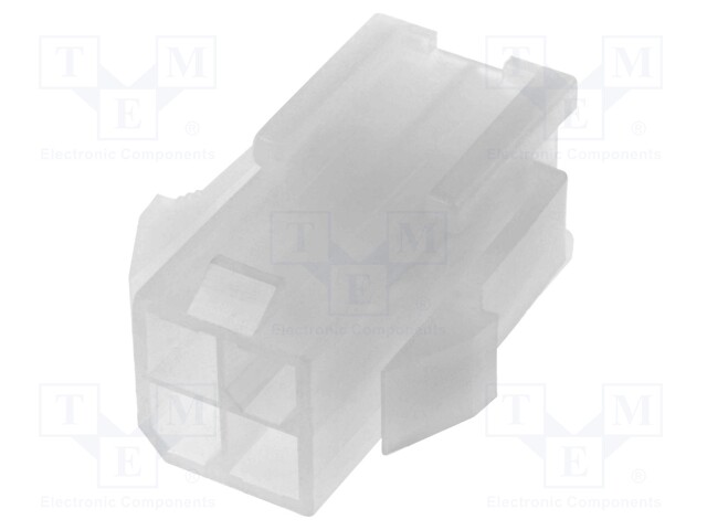 Plug; wire-wire; male; 4.2mm; PIN: 4; 300V; Locking: latch; -25÷85°C