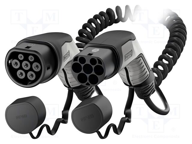EMobility: cable; 1x0.5mm2,5x6mm2; 400VAC; 26.6kW; IP44; 5m; 32A