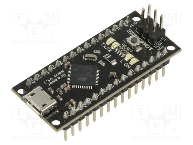 Controller; Arduino; Micro USB; ATMEGA32U4; 5÷12VDC; PWM: 7; 16MHz