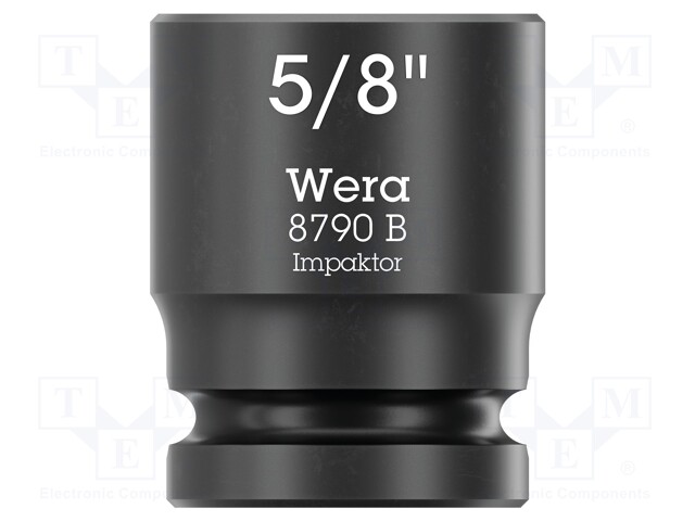 Socket; 6-angles,inch,socket spanner,impact; HEX 5/8"; 3/8"