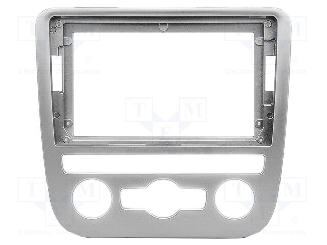 Radio frame; VW; silver; 9"