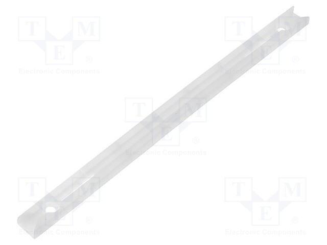 PCB guide; polyamide; natural; L: 160.5mm; UL94V-2; -40÷85°C