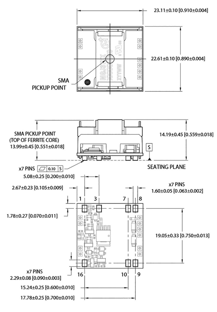 Converter: DC/DC; 3W; Uin: 4.5÷9V; Uout: 15VDC; Uout2: -10VDC; SMD