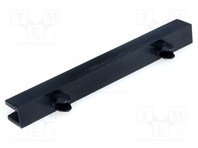 Guide; polyamide; L: 63.5mm; Mounting: push-in; Holes pitch: 38.1mm