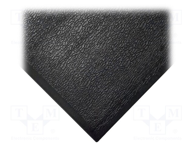 Anti fatigue mat; Width: 0.9m; L: 1.5m; Mat: PVC,foam; Colour: black