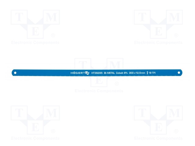 Hacksaw blade; tinware,metal; 300mm; 18teeth/inch; 2pcs.