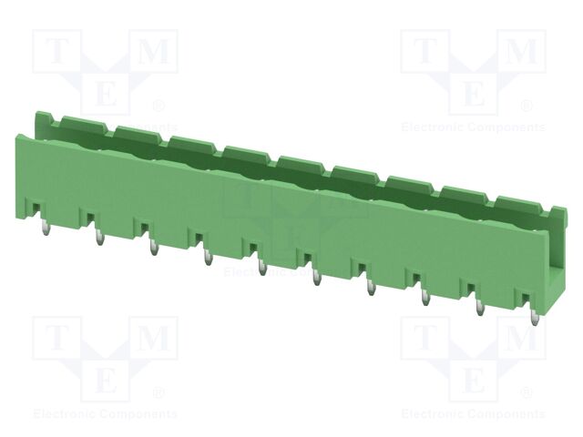 PCB headers, nominal cross section: 2.5 mm?, color: green, n