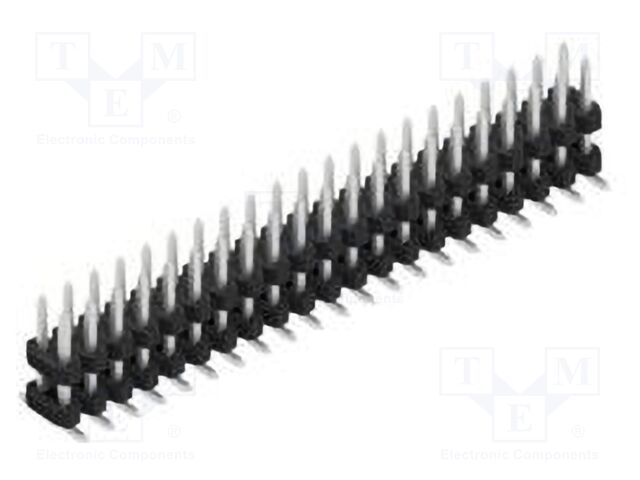 Connector: pin strips; pin header; male; PIN: 42; 2mm; SMT; 2x21