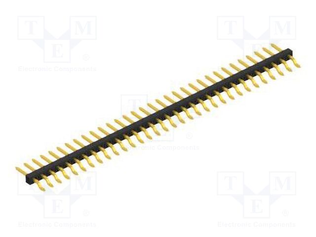 Connector: pin strips; pin header; male; PIN: 32; 2mm; SMT; 1x32